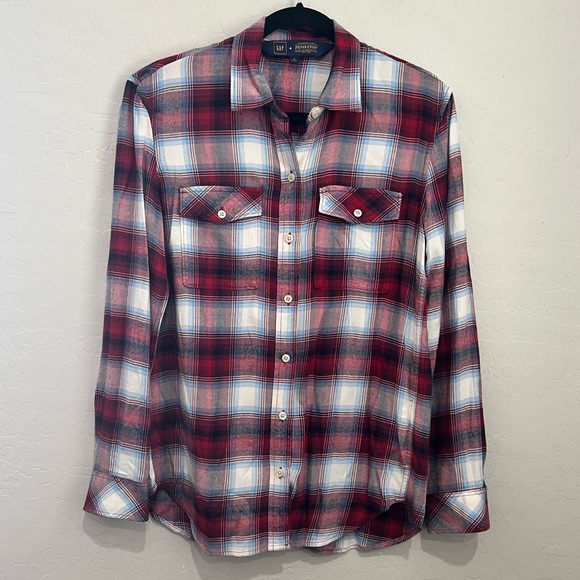 Pendleton for Gap Soft Plaid Flannel Button Down, Size Small - Picture 1 of 4